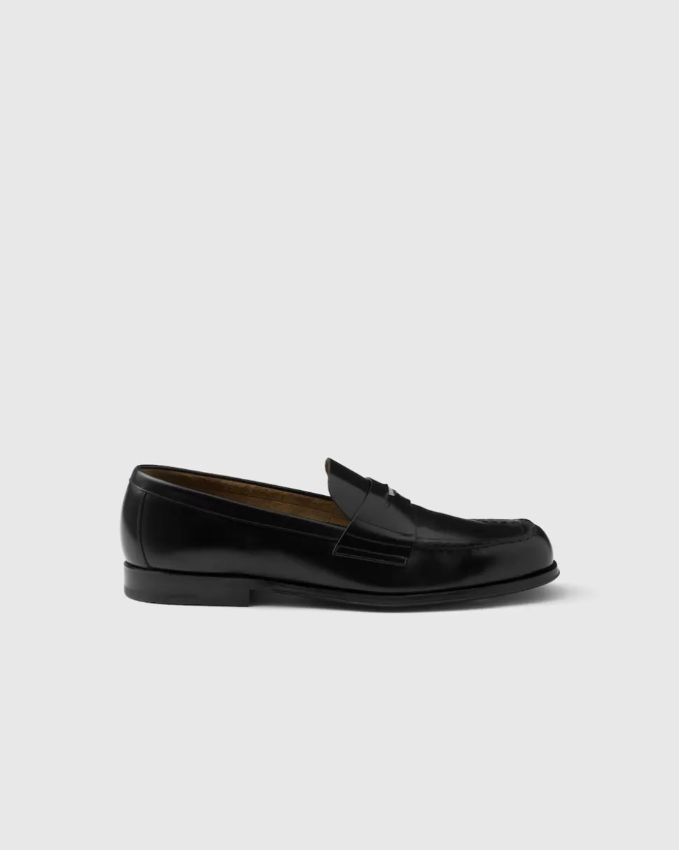 Prada Mocasines De Piel Cepillada^Hombre MOCASINES