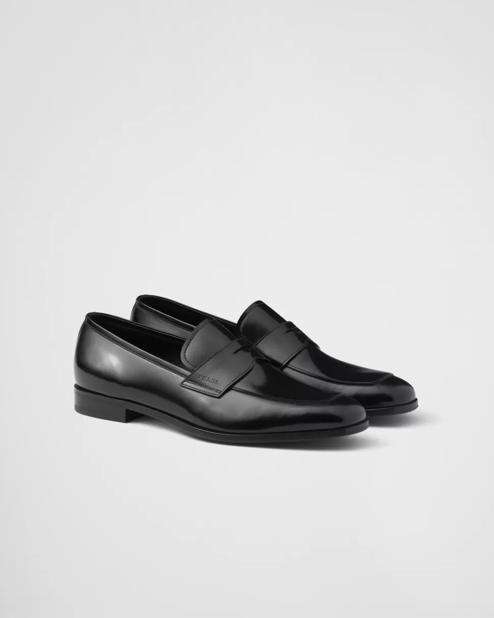 Prada Mocasines De Piel Cepillada^Hombre MOCASINES