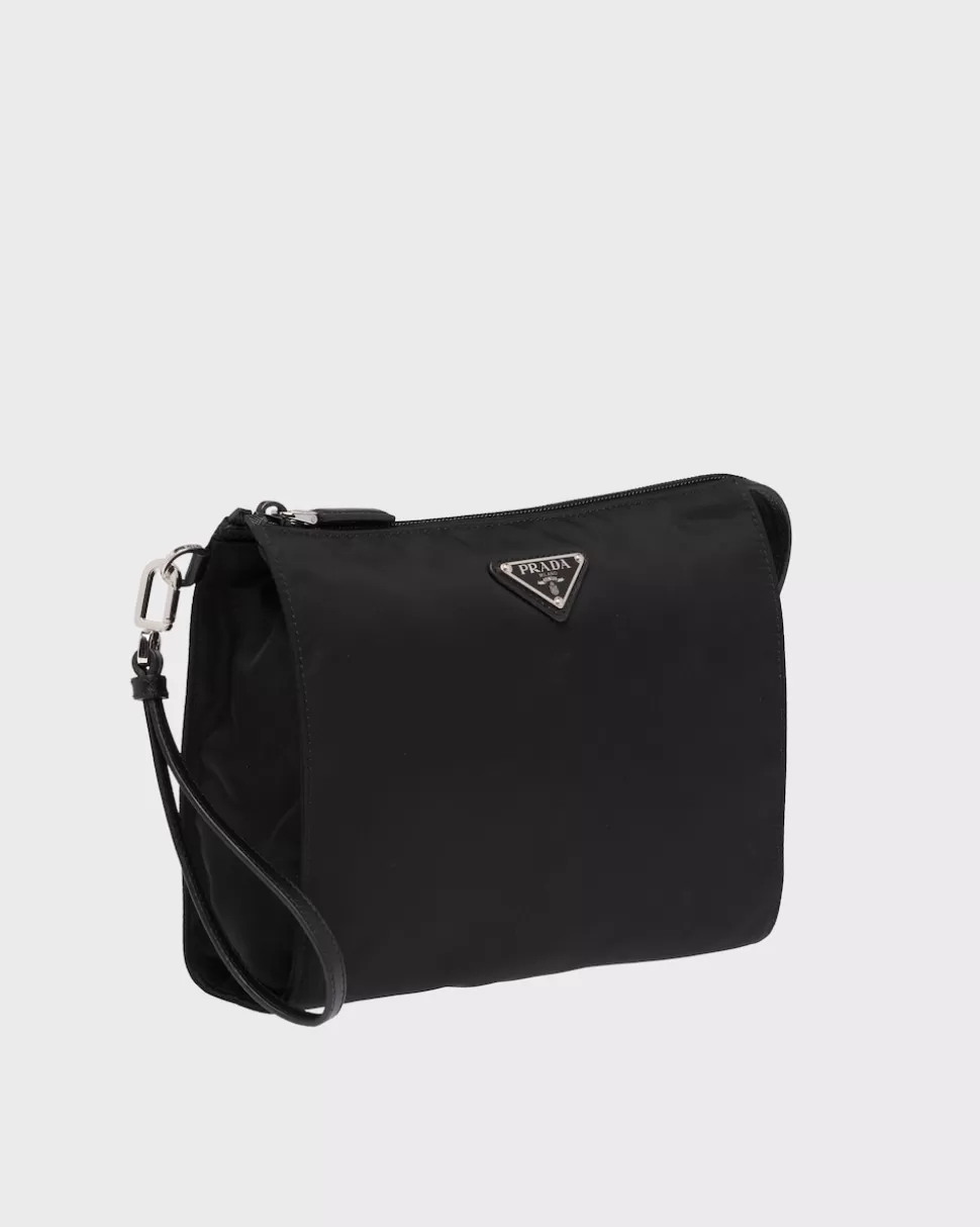 Prada Neceser De Re-nylon Y Piel Saffiano^Mujer/Hombre BOLSAS Y ACCESORIOS DE VIAJE | BOLSAS Y ACCESORIOS DE VIAJE