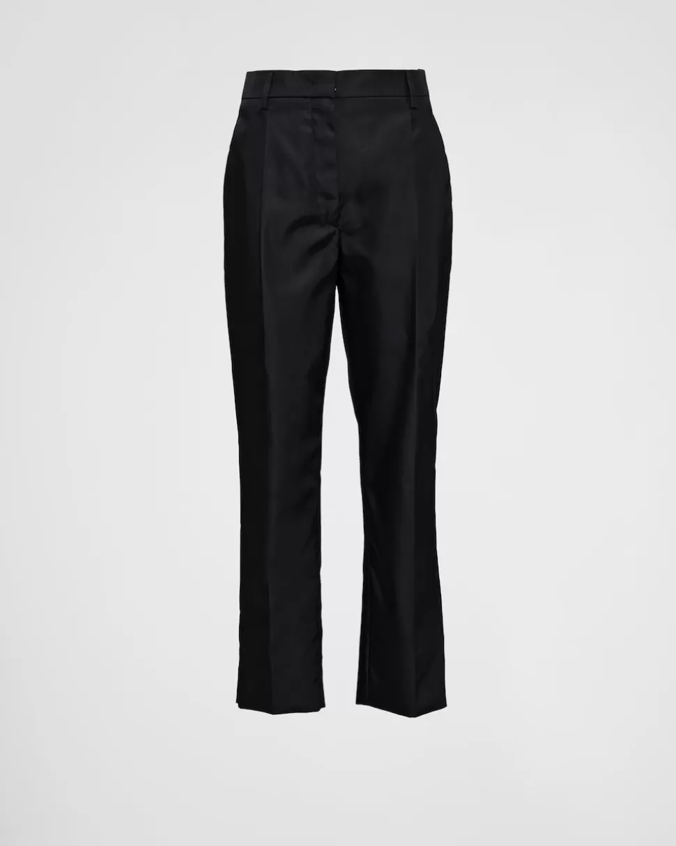 Prada Pantalones De Re-nylon^Mujer COLECCIÓN FEMENINA | PANTALONES LARGOS Y CORTOS