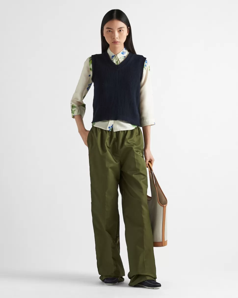 Prada Pantalones De Re-nylon^Mujer COLECCIÓN FEMENINA | PANTALONES LARGOS Y CORTOS