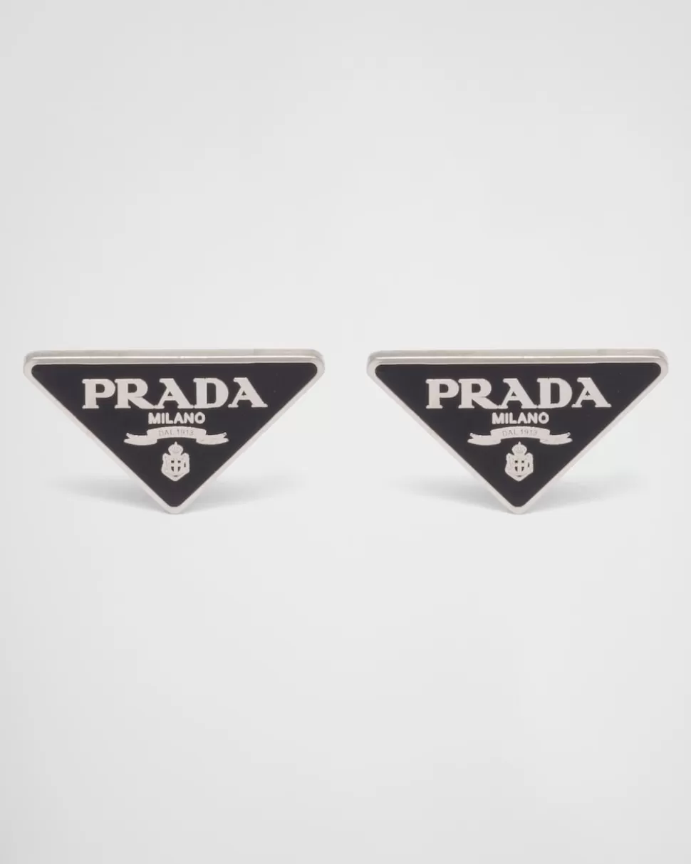 Prada Pendientes Smalto Jewels^Mujer JOYAS DE PLATA