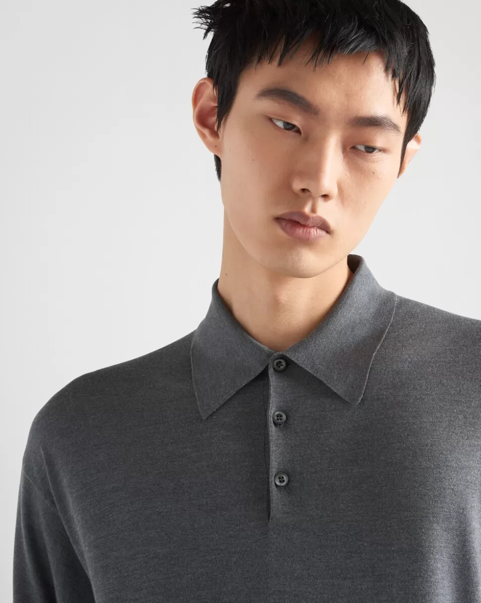 polo_de_seda_246355.webp Prada Polo De Seda^Hombre TEJIDOS DE PUNTO