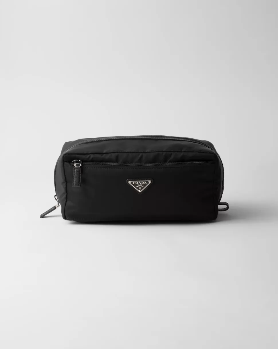 Prada Pouch De Viaje De Re-nylon Y Piel Saffiano^Hombre BOLSAS Y ACCESORIOS DE VIAJE