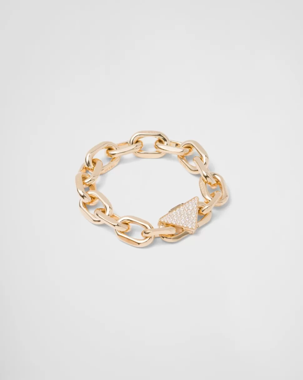 Prada Pulsera Eternal Gold De Oro Y Diamantes^Mujer/Hombre COLECCIÓN DE JOYERÍA ELEGANTE | COLECCIÓN DE JOYERÍA ELEGANTE